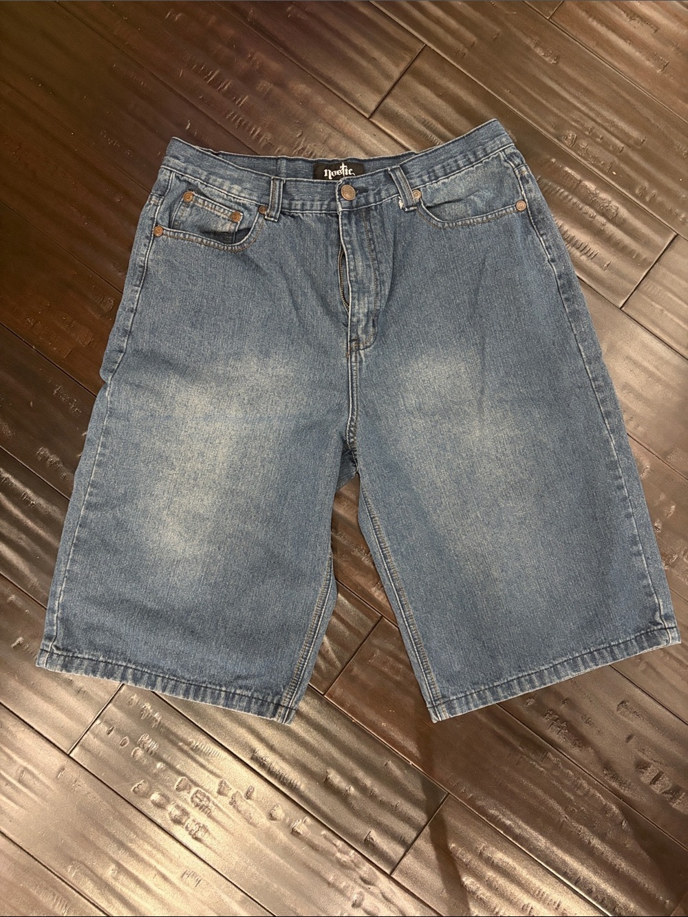 Nostic Men's Medium Indigo Denim Jean Shorts